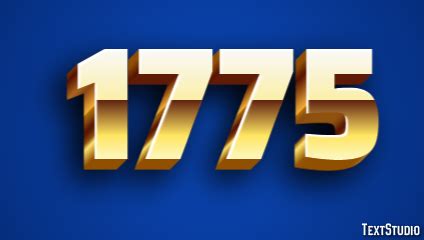 1775 tattoo meaning